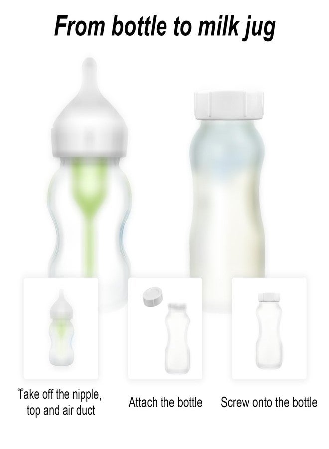 lasuroa 6pcs Baby Bottle Caps for Dr Brown, BPA-Free Baby Bottle Lids for Travel and Storage Replacement Parts Compatible with Dr. Brown’s Natural Flow Wide-Neck - Image 5